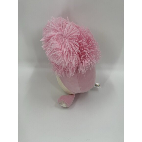 Squismallow Brina the Pink Big Foot Yeti Plush Kelly Toy 12" x 10" x 4" EUC - Picture 2 of 14